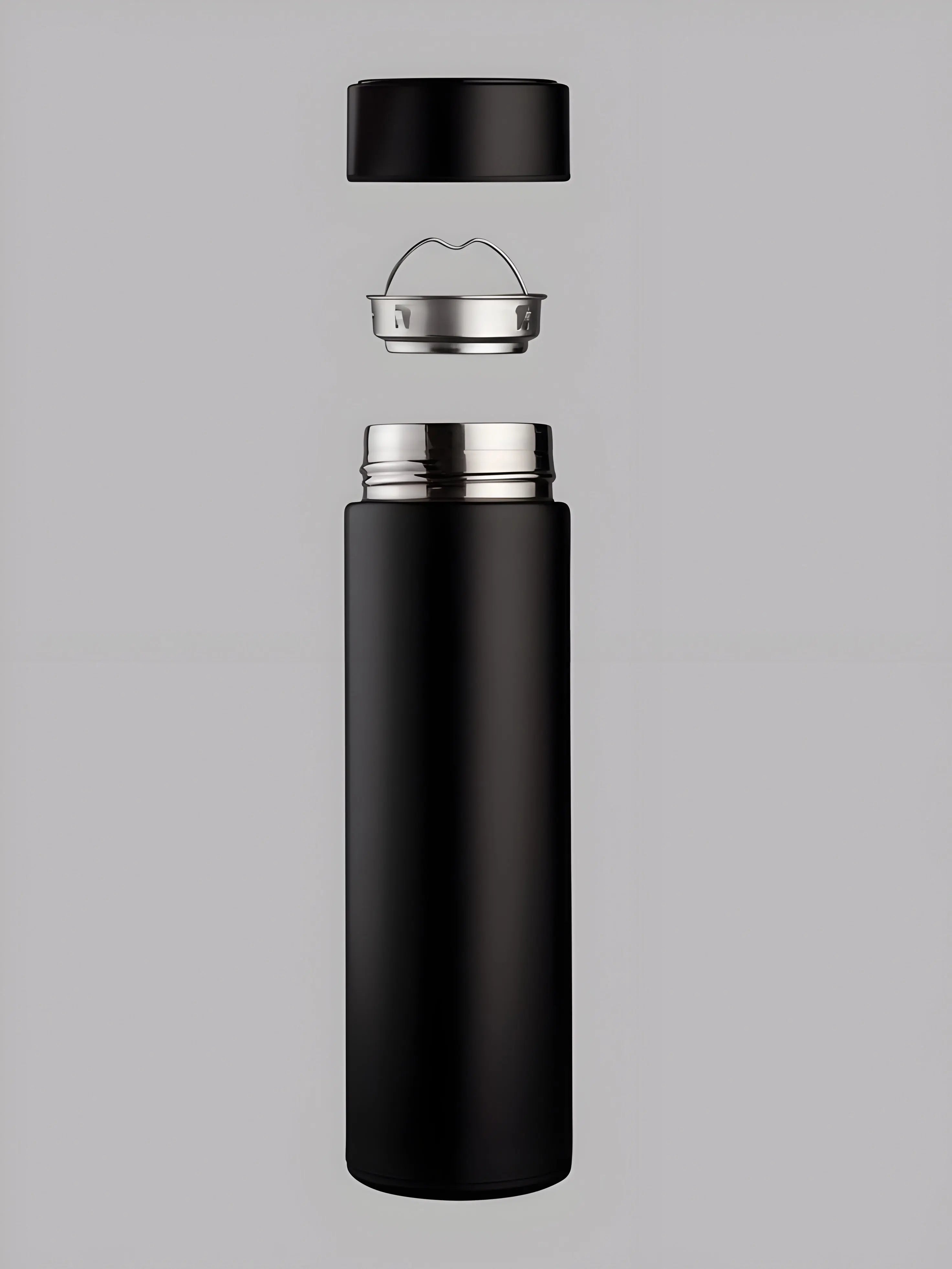 Smart Temperature Display Vacuum Insulated Bottle – Tea Filter & LED Temperature Indicator