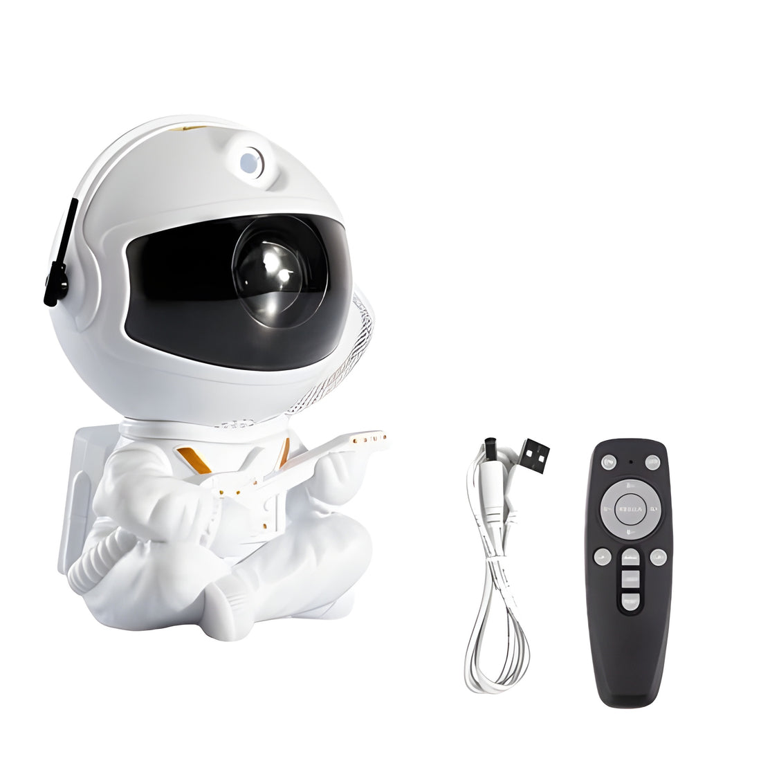 Astronaut Galaxy Projector Lamp – LED Starry Sky Night Light with Remote & Adjustable Head