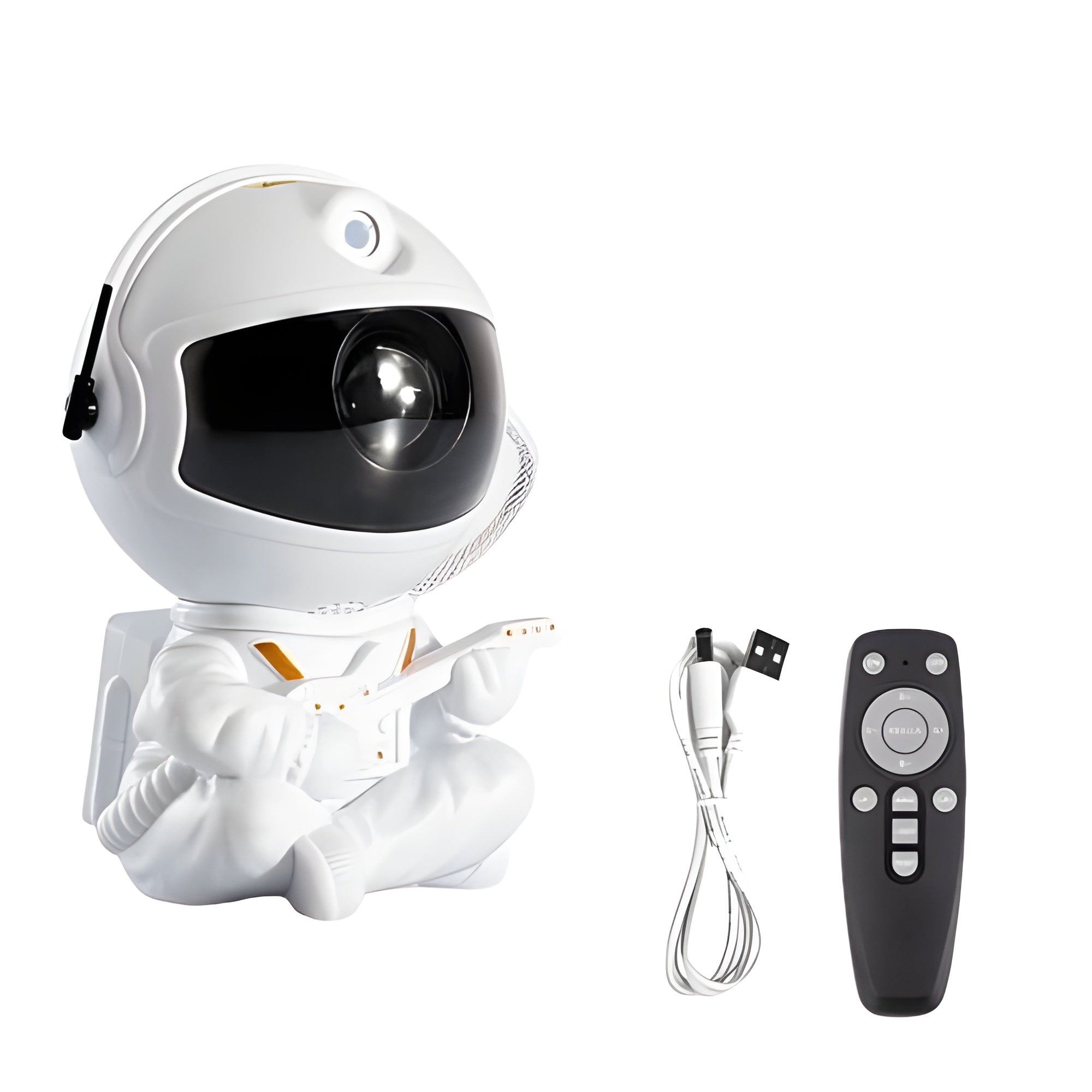 Astronaut Galaxy Projector Lamp – LED Starry Sky Night Light with Remote & Adjustable Head