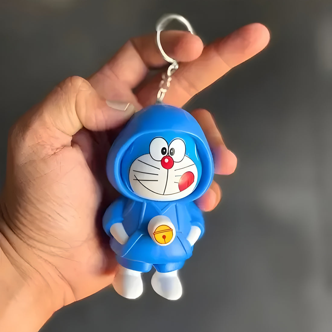 Face Changing Doraemon Keychain – 3 Expressions Mood Toy | Cute Cartoon Bag & Key Accessory