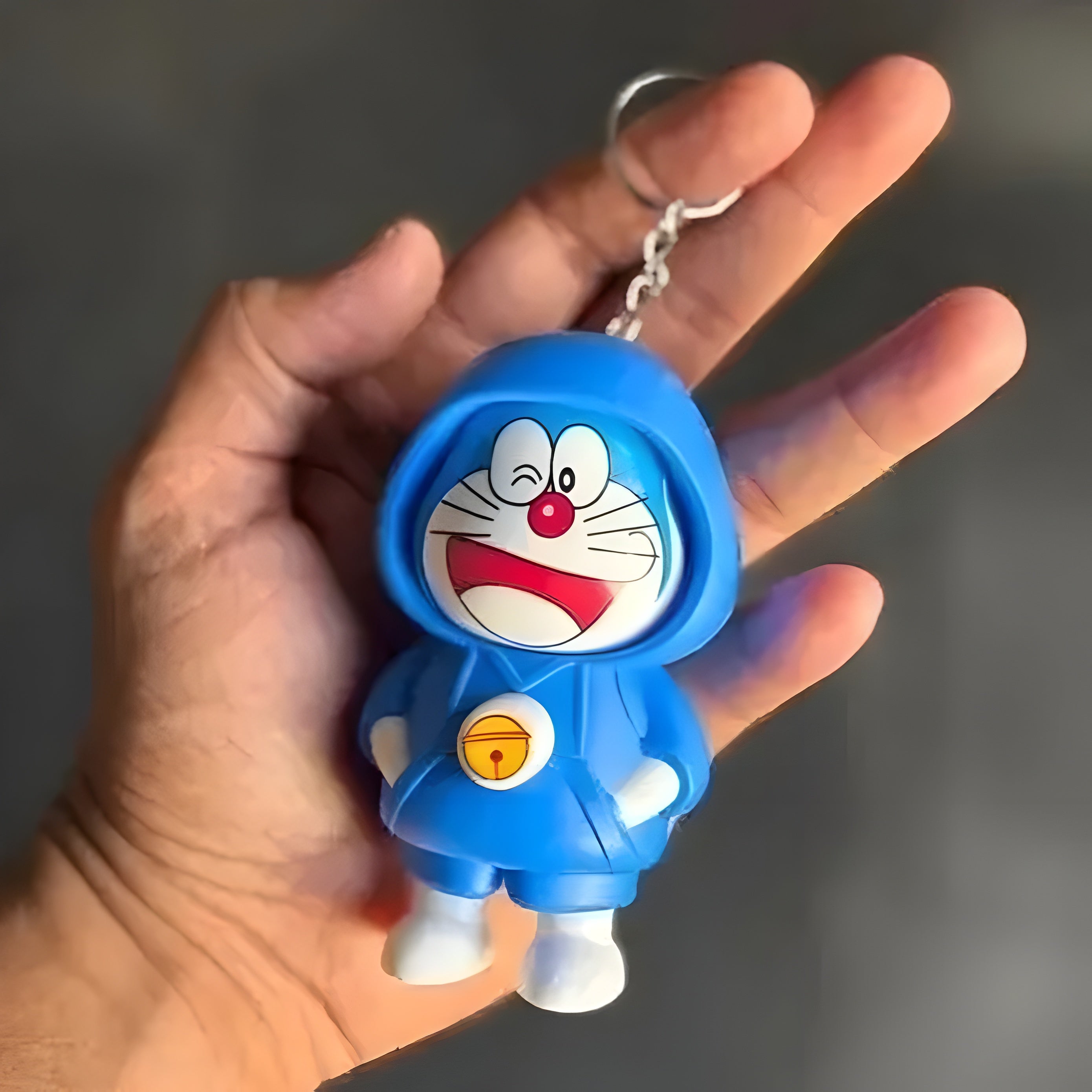Face Changing Doraemon Keychain – 3 Expressions Mood Toy | Cute Cartoon Bag & Key Accessory