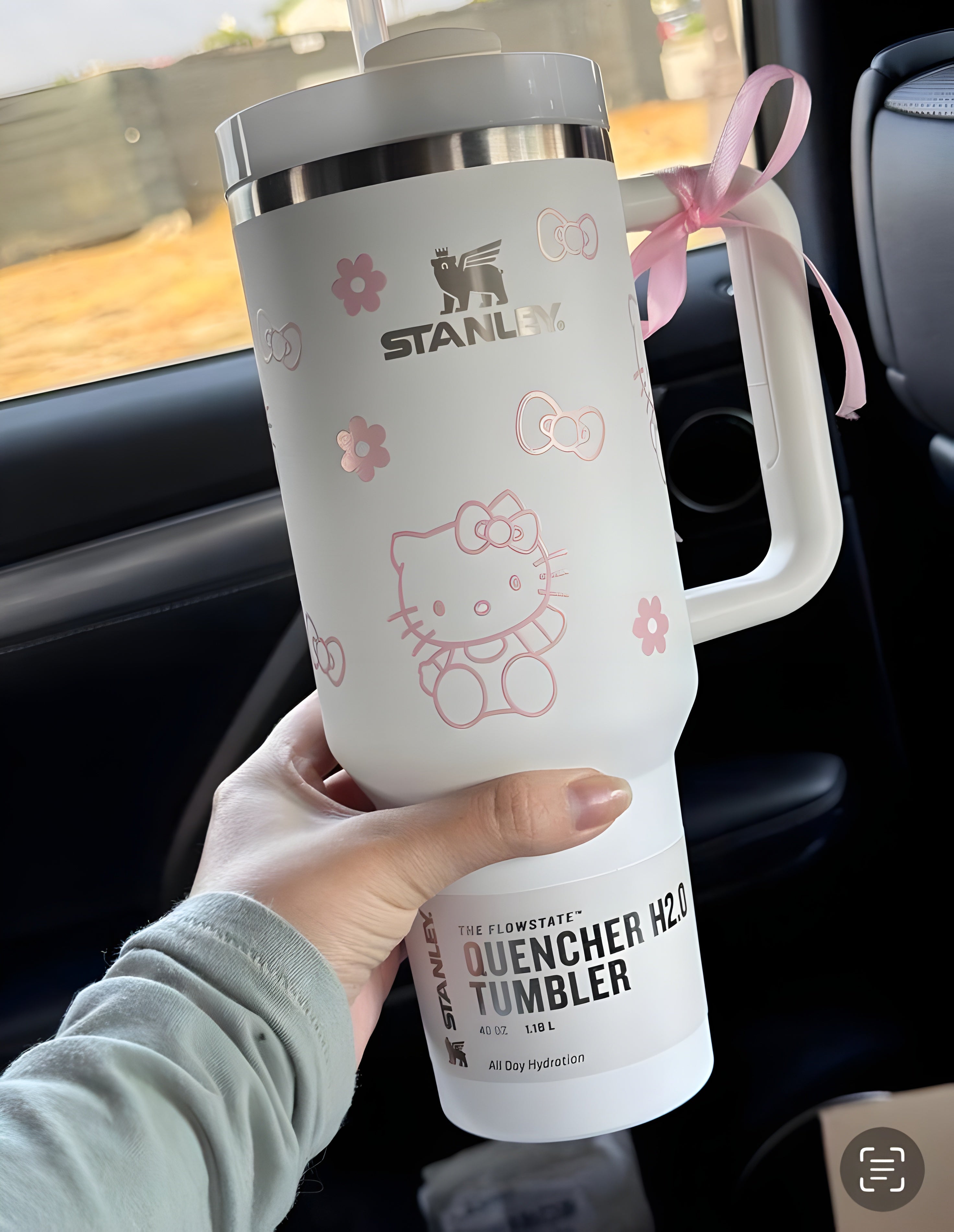 Stanley Hello Kitty Tumbler 1200ml – Premium Leakproof Mug with Handle