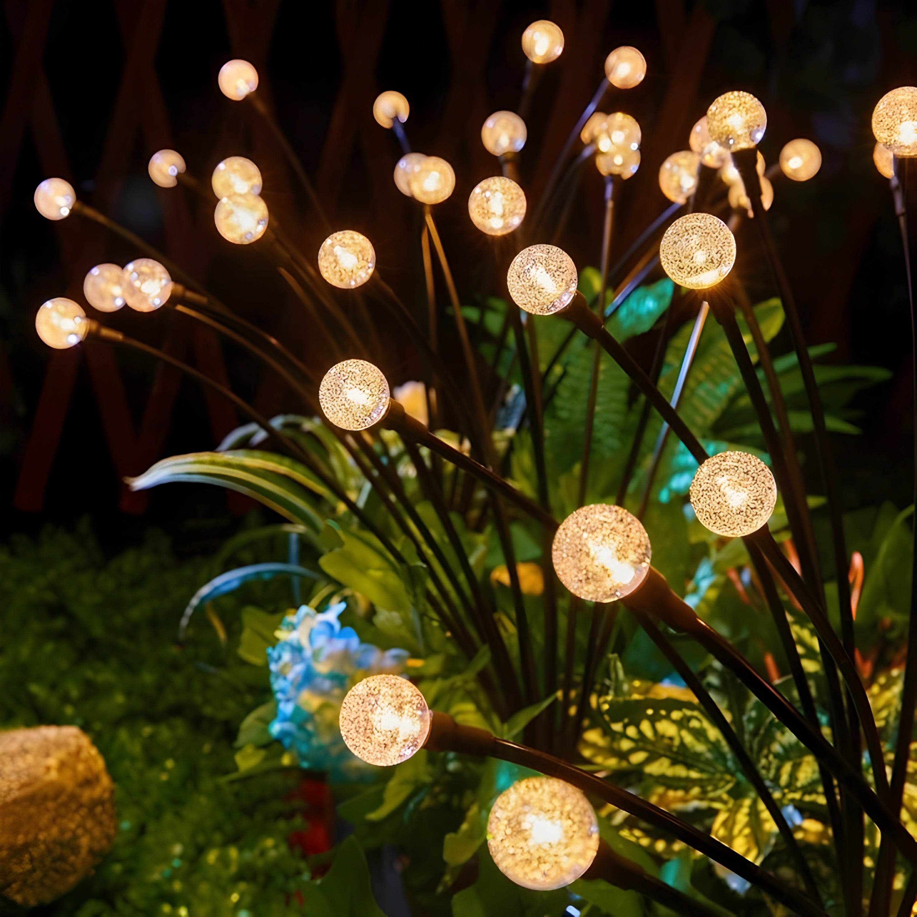 Solar Firefly Garden Lights – Waterproof Outdoor Decorative Fairy String Lights