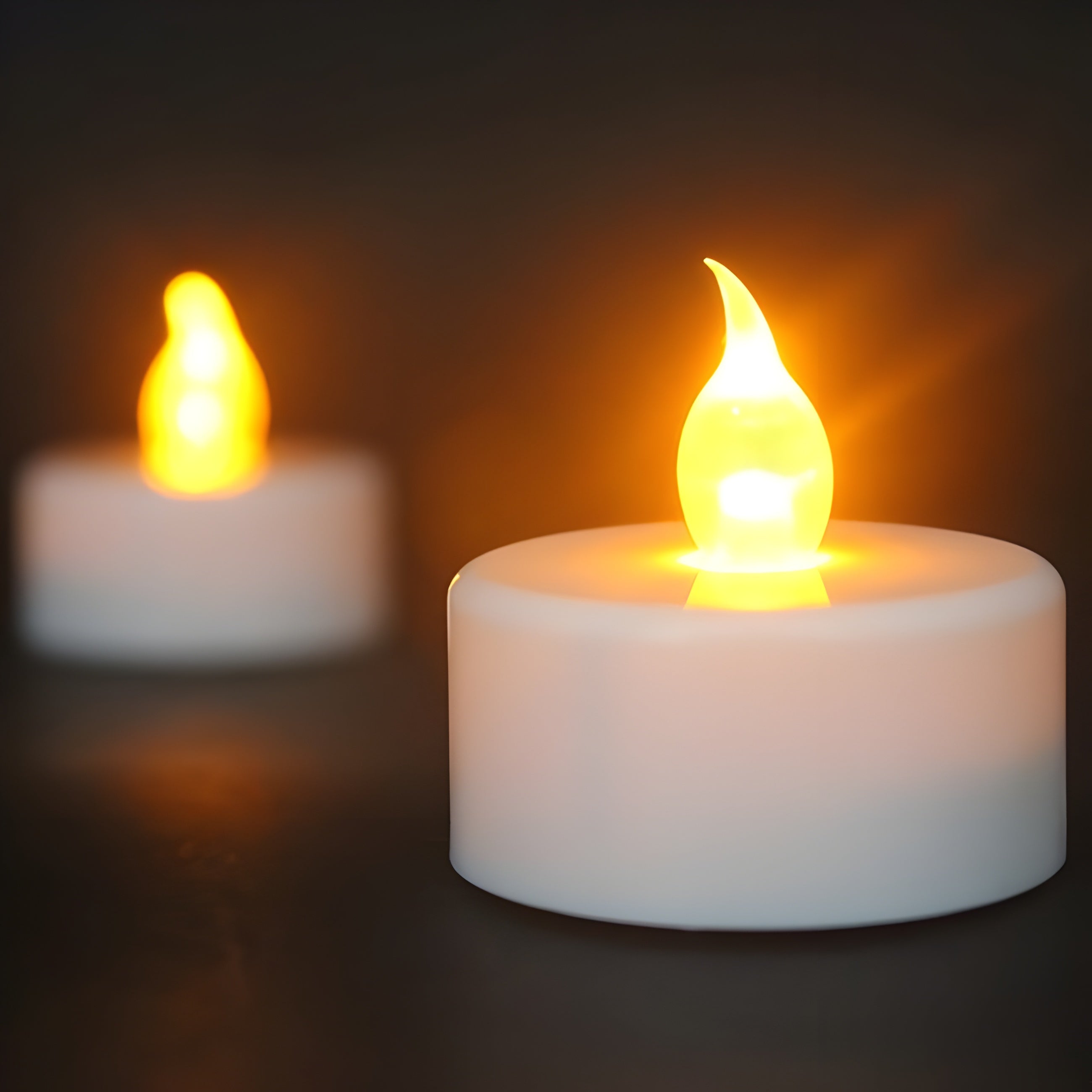 Pack of 6 LED Light Candles – Flameless Decorative Lights for Home & Festivals