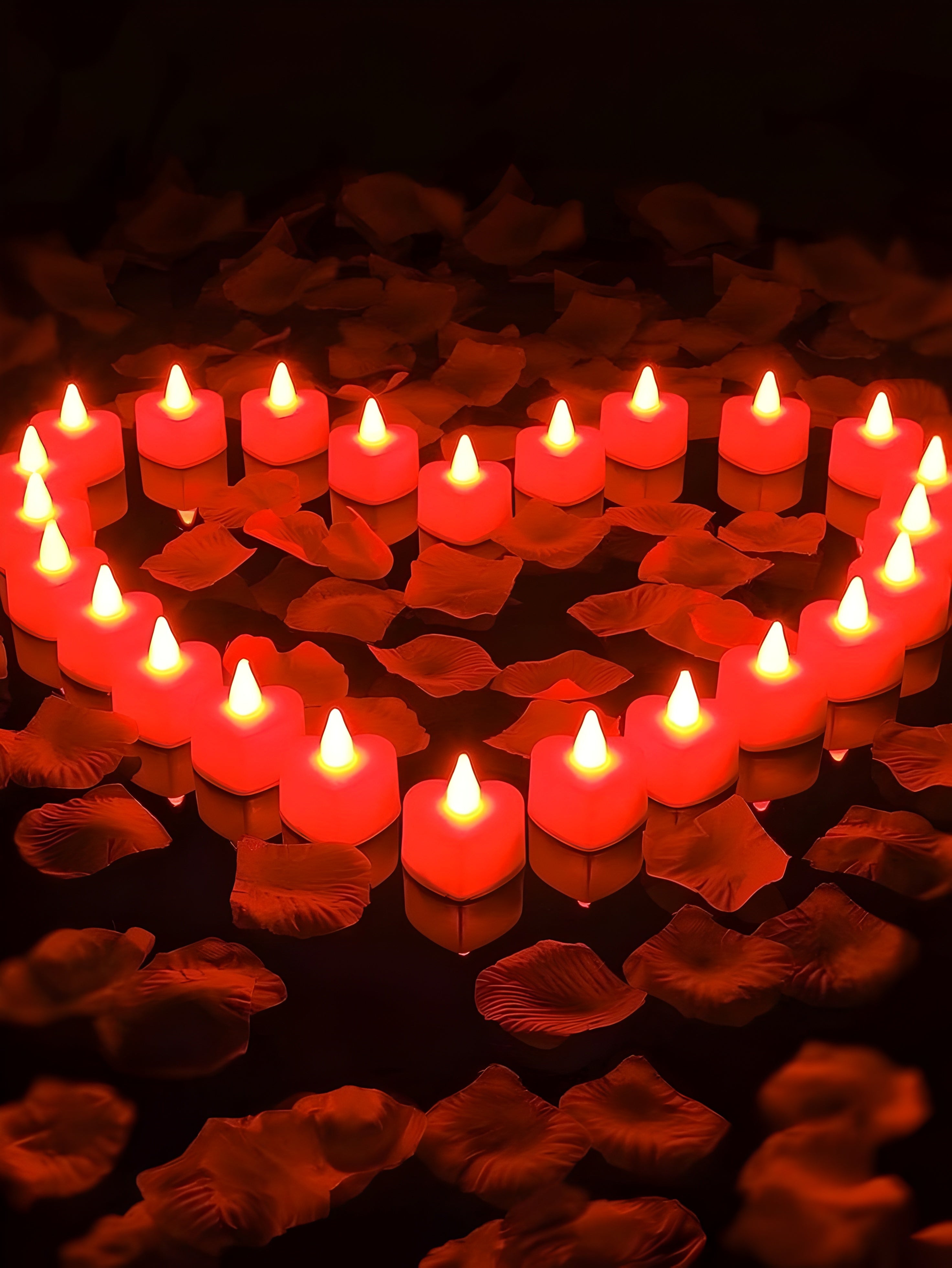 Pack of 6 LED Light Candles – Flameless Decorative Lights for Home & Festivals