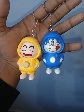 Buy 2 Face Changing Keychain – 3 Expressions Mood Toy | Cute Cartoon Bag & Key Accessory